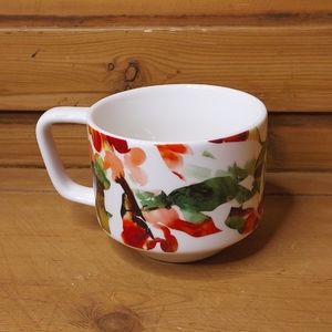 STARBUCKS 2014 Red Floral Mug
